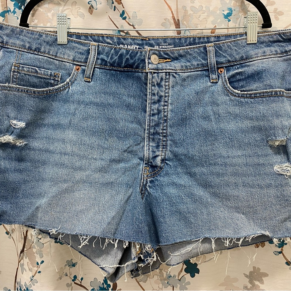Old Navy High-Rise OG Straight Jeans - Blue